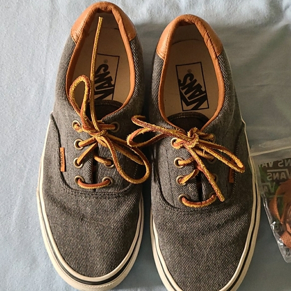 Vans Other - Denim and leather Vans